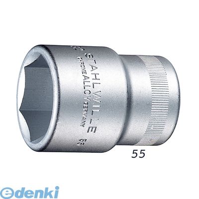 【即納在庫品】「直送」スタビレー:STAHLWILLE: STAHLWILLE 55-60 3/4SQ ソケット 5560|測定器・工具のイーデンキ
