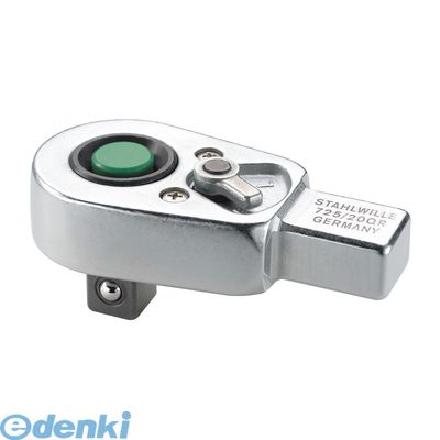 スタビレー:STAHLWILLE： STAHLWILLE 725QR/20 トルクレンチ差替ヘッド 1/2SQ-QRラチェット 725QR/20