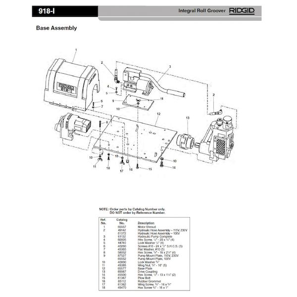 (LINEクーポン有)リジッド RIDGID 61372 ハイドロリック ホース F/918-I