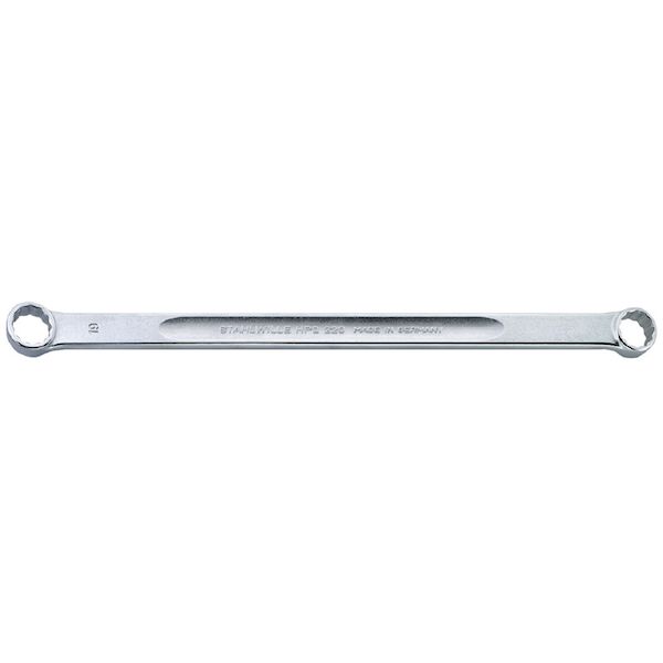 スタビレー:STAHLWILLE： STAHLWILLE 220A-11/16X3/4 ロングメガネレンチ HPQ 220A11/16X3/4 STAHLWILLEI