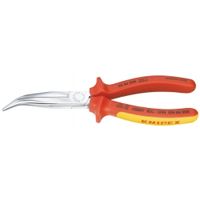 【即納在庫品】「直送」クニペックス KNIPEX 2626-200 40゜絶縁先曲ラジオペンチ1000V SB 輸入 工具 2626200｜測定器・工具のイーデンキ