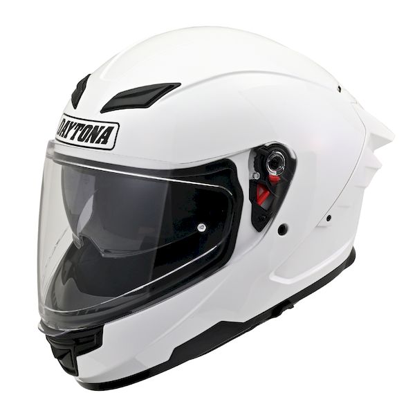 デイトナ DAYTONA 46459 バイク用 ヘルメット フルフェイス SG規格 ABS+PC ピンロックシート付属 インナーバイザー / スピーカーホール 装備 DN−001RS ホワイト Lサイズ 59−60cm|測定器・工具のイーデンキ