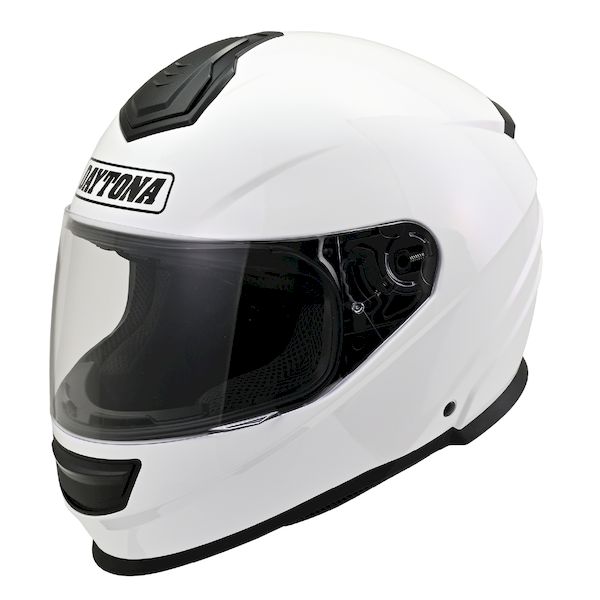 (LINEクーポン有)デイトナ DAYTONA 46526 バイク用 ヘルメット フルフェイス SG規格 ABS＋PC ピンロックシート付属 スピーカーホール装備 DN－003NM ホワイト Sサイズ 55－56cm