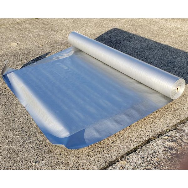 (LINEクーポン有)【個人宅配送不可】【個数：1個】フナイ産業 UV#4000SI-1.87X100 直送 代引不可・他メーカー同梱不可 UVシルバーシート＃4000原反 長尺ロール 1．87x100m UV#4000SI1.87X100