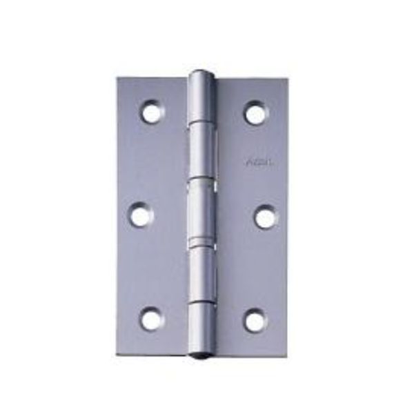 (LINEクーポン有)ニシムラ アーチ NO.1535-76S 【20個入】 ARCH No．1535 カラー厚口丁番 シルバー ナイロンリング入 76mm N／R入 NO.153576S