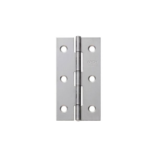 (LINEクーポン有)ニシムラ アーチ NO.4510-51 【50個入】 ARCH No.4510 ステンレス薄口丁番 ビス付 51mm NO.451051