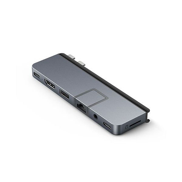 (LINEクーポン有)【個数：1個】HP-HD575-G 直送 代引不可・他メーカー同梱不可 HYPER HyperDrive 7in2 USB－Cハブ DUO PRO Space Gray HPHD575G