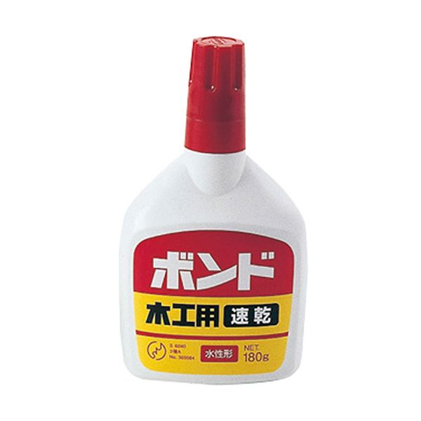 【個数：1個】ATC40533X10 直送 代引不可・他メーカー同梱不可 10個セット ARTEC 木工用速乾ボンド 180g