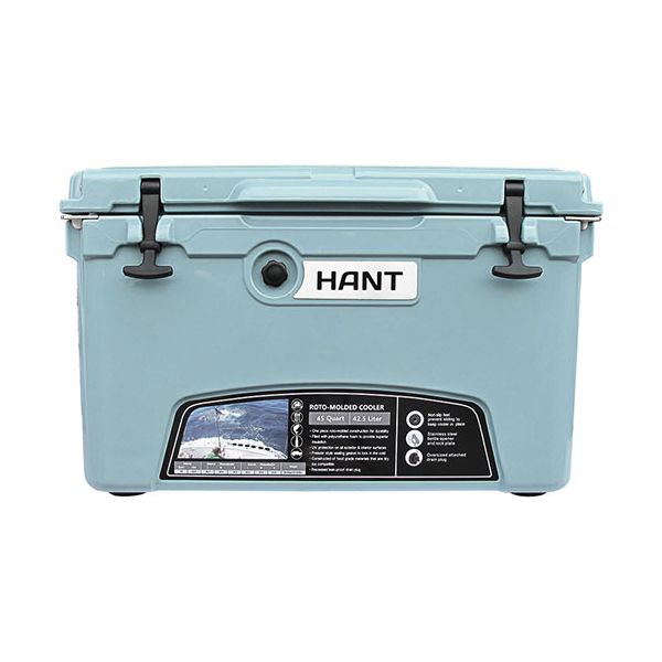 【個数：1個】HAC45-SB 直送 代引不可・他メーカー同梱不可 ジェイエスピー HANT クーラーボックス スモーキーブルー 45QT HAC45SB