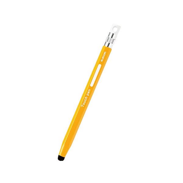 (LINEクーポン有)【個数:1個】P-TPENCEYLX5 直送 代引不可・他メーカー同梱不可 5個セット エレコム 6角鉛筆タッチペン PTPENCEYLX5