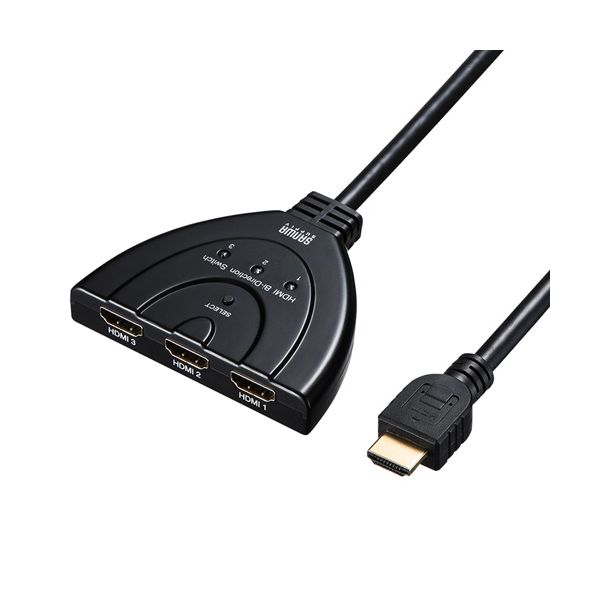 (LINEクーポン有)【個数：1個】SW-HD31BDX5 直送 代引不可・他メーカー同梱不可 5個セット サンワサプライ HDMI切替器 3入力・1出力または1入力・3出力 SWHD31BDX5