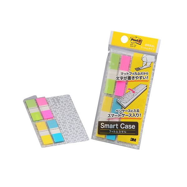 (LINEクーポン有)【個数：1個】3M-683-SC1X20 直送 代引不可・他メーカー同梱不可 20個セット 3M Post－it ポストイット ジョーブ 透明見出し スマートケース 3M683SC1X20