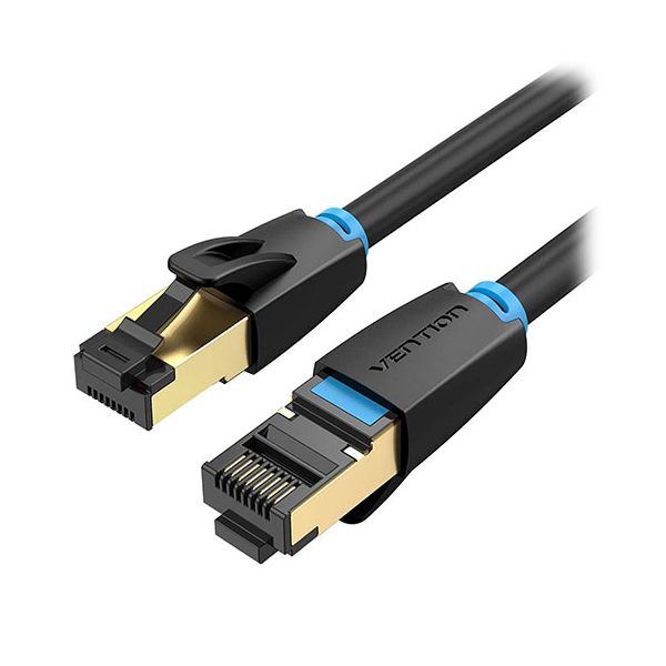 (LINEクーポン有)【個数：1個】IK-8955X5 直送 代引不可・他メーカー同梱不可 5個セット VENTION Cat．8 SSTP LANケーブル 5m Black IK8955X5
