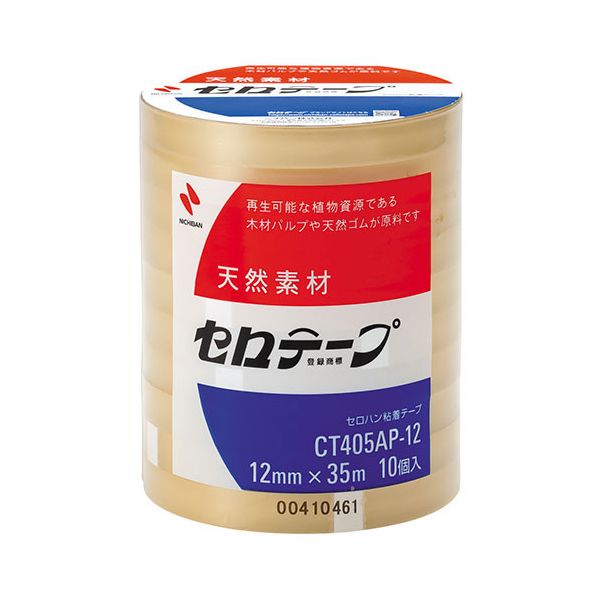(LINEクーポン有)【個数：1個】NB-CT405AP-12X5 直送 代引不可・他メーカー同梱不可 5個セット ニチバン セロテープ405AP 1235－10P NBCT405AP12X5