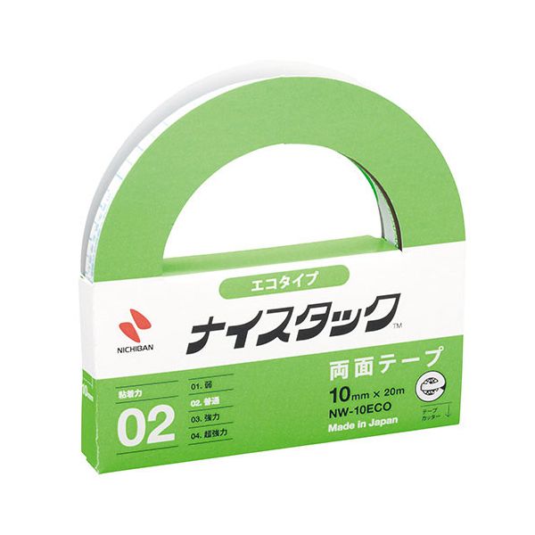 (LINEクーポン有)【個数：1個】NB-NW-10ECOX10 直送 代引不可・他メーカー同梱不可 10個セット ニチバン ナイスタック エコタイプ 10mm×20m NBNW10ECOX10