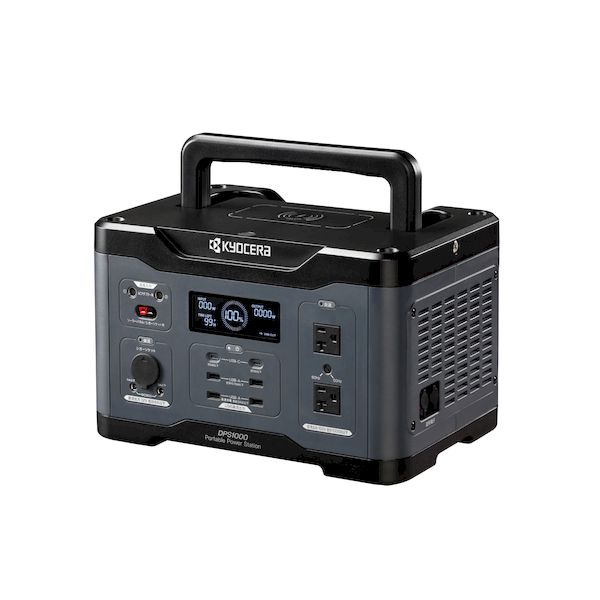 【新品】京セラ ポータブル電源 DPS1800 楽天市場】京セラ DPS1800 ポータブル電源ソーラーパネルセット 出力