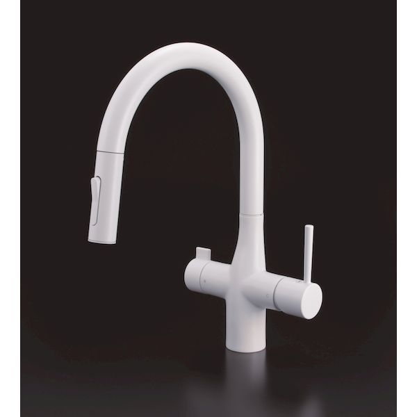 直送 代引不可・他メーカー同梱不可 【受注生産品 納期-約2週間】KVK 4952490276822 KV KM6081SCECM4 グースカラー ビルトイン浄水 80,364円