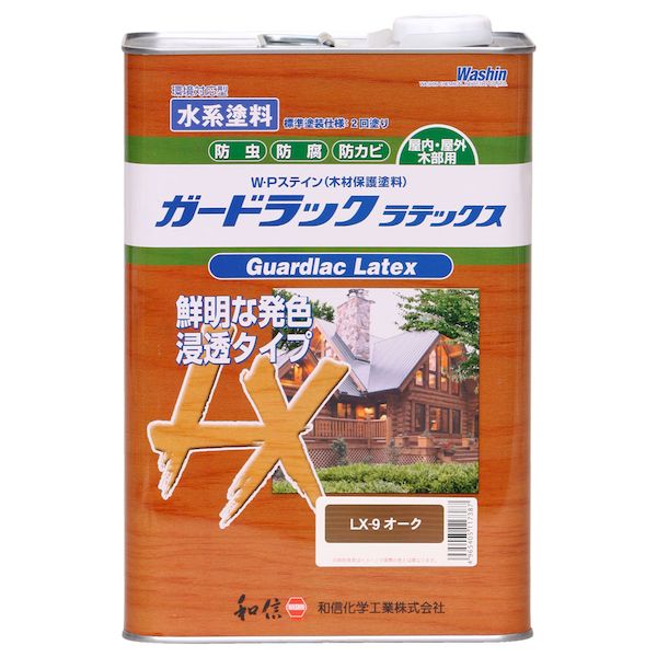 直送 代引不可・他メーカー同梱不可 和信ペイント 4965405117387 和信 ＃952259 Gラックラテックス オーク 3．5kg