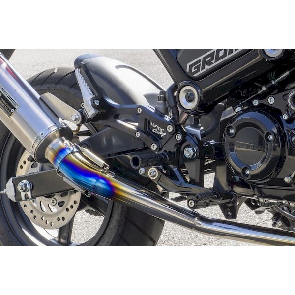 (LINEクーポン有)OVER Racing 51-223-51B バックステップ 4ポジション タンデム付 ブラック GROM 21－ 5122351B