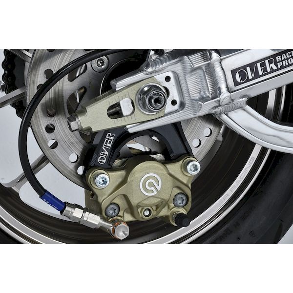 (LINEクーポン有)OVER Racing 83-012-22B リアキャリパーサポート ブレンボ2P カニ 用 ロワーマウント 下側 ブラック MONKEY125 8301222B|測定器・工具のイーデンキ
