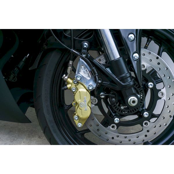(LINEクーポン有)OVER Racing 83-351-11 Fキャリパーサポート ブレンボ4P用 SIL YZF−R25 19− 8335111|測定器・工具のイーデンキ