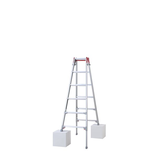 【即納在庫品】「直送」長谷川工業 ハセガワ RYZ-18D 直送 代引不可・他メーカー同梱不可 はしご兼用伸縮脚立 RYZ18D 19,009円