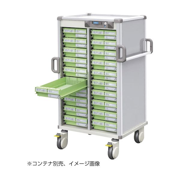 (LINEクーポン有)【個数:1個】MCR380HT(ホワイト) 直送 代引不可・他メーカー同梱不可 河淳 Nカート与薬ロング 3列12段 MCR380HT ホワイト|測定器・工具のイーデンキ