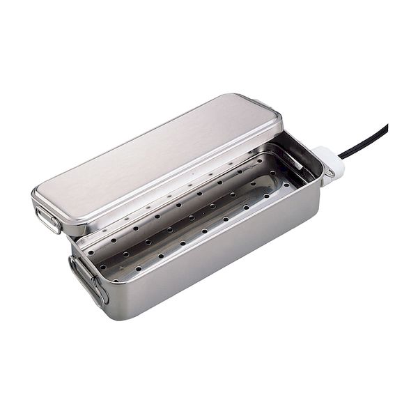 (LINEクーポン有)【個数：1個】500W(260X125X65MM) 直送 代引不可・他メーカー同梱不可 片桐医科工業 携帯業務用煮沸器 ヒーター付・大 500W 260X125X65MM