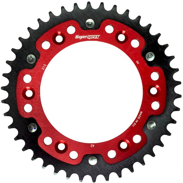 スーパースプロックス Supersprox RST-210:42-RED SPX REAR STEALTH 210−42T RED RST210:42RED|測定器・工具のイーデンキ