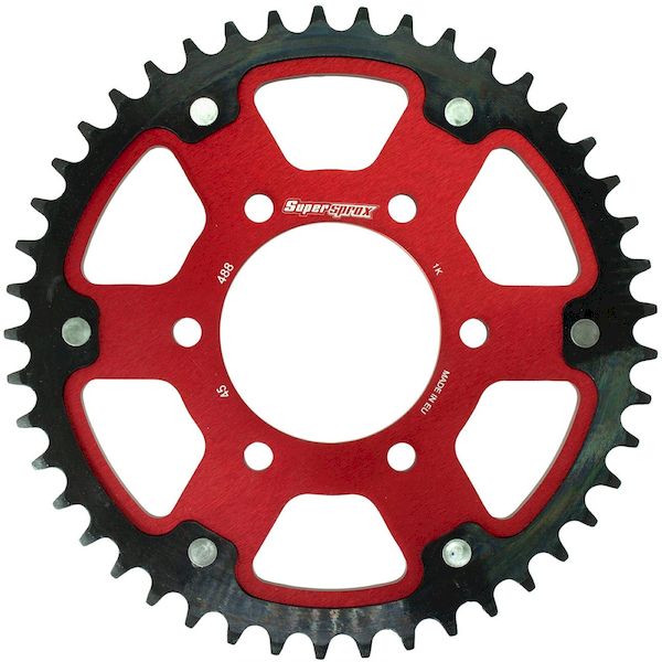 スーパースプロックス Supersprox RST-488:45-RED SPX REAR STEALTH 488−45T RED RST488:45RED|測定器・工具のイーデンキ