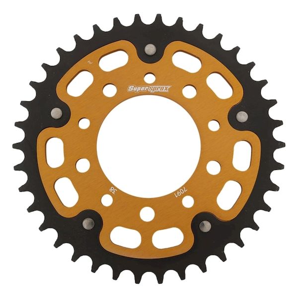 スーパースプロックス Supersprox RST-7091:38-GLD SPX REAR STEALTH 7091−38T GLD RST7091:38GLD|測定器・工具のイーデンキ