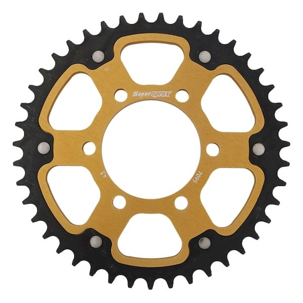 スーパースプロックス Supersprox RST-7095:43-GLD SPX REAR STEALTH 7095&minus;43T GLD RST7095:43GLD｜測定器・工具のイーデンキ