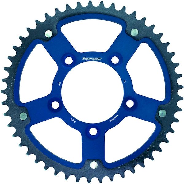 (LINEクーポン有)スーパースプロックス Supersprox RST-823:49-BLU SPX REAR STEALTH 823－49T BLU RST823:49BLU
