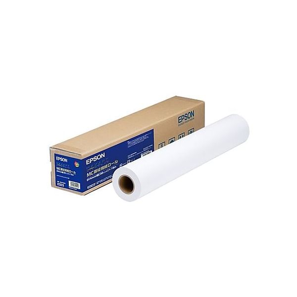 (LINEクーポン有)エプソン EPSON MCSP24R6 MC画材用紙ロール約610mm幅 プロッター用ロール紙 ラベル 消耗品 大判 MC画材紙ロール｜測定器・工具のイーデンキ