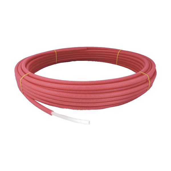 【個数:1個】オンダ製作所 PEX16C-CP-Y60 直送 代引不可・他メーカー同梱不可 架橋ポリエチレン管 コルゲートイージーカポリ ピンク 16A 60m PEX16CCPY60