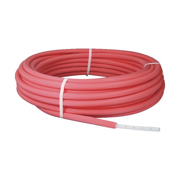 【個数：1個】オンダ製作所 PEX16C-PP5-Y30 直送 代引不可・他メーカー同梱不可 架橋ポリエチレン管 被覆イージーカポリパイプW ピンク 5mm被覆 16A 30m PEX16CPP5Y30