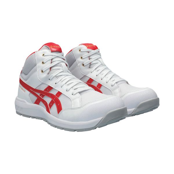 ＡＳＩＣＳ 1273A091.100-27.5 ウィンジョブ CP218 ホワイト／クラシックレッド 27．5cm 1273A091.10027.5