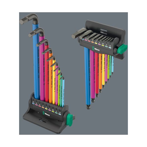 Ｗｅｒａ 133165 950／9 ヘックスプラスマルチカラー3 Lキーセット ミリサイズ ブラックレーザー 8,374円