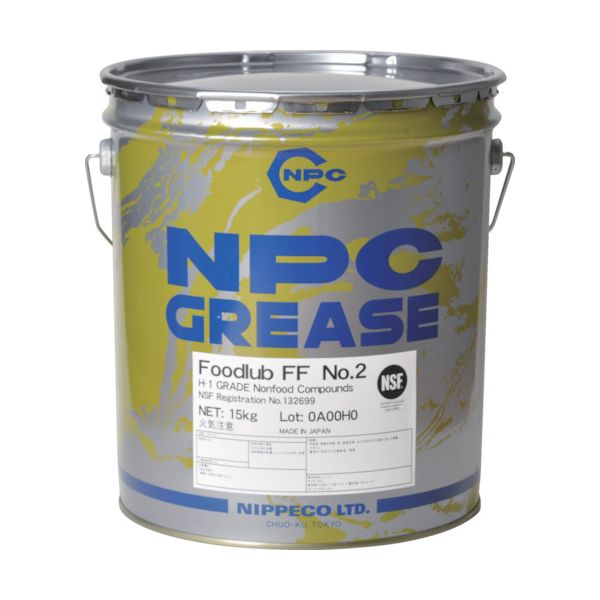 ＮＩＰＰＥＣＯ 19802071 食品機械用 フードルブFF No．2 15kgペール