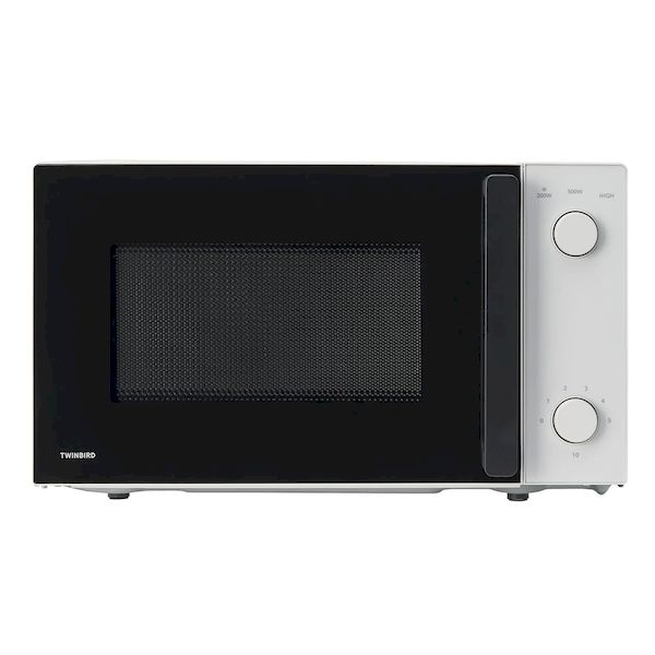 (LINEクーポン有)ツインバード DR-D254W 単機能電子レンジヘルツフリー DRD254W｜測定器・工具のイーデンキ