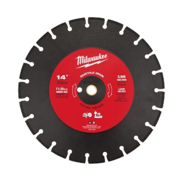 ｍｉｌｗａｕｋｅｅ 49-93-7340 14インチ 356mm ダイヤモンドブレード セグメント型・ダクタイル鋳鉄用 49937340