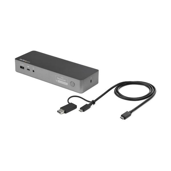 スターテック DK30C2DPPD ドック／USB－A＆C／2画面／4K60 HDMI DP／60W PD／4x USB／LAN／AUX