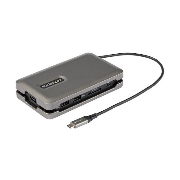 スターテック DKT31CSDHPD3 ドッキングステーション／USB－C／4K HDMI／100W／USBハブ／イーサネット／カードリーダー／マルチハブ