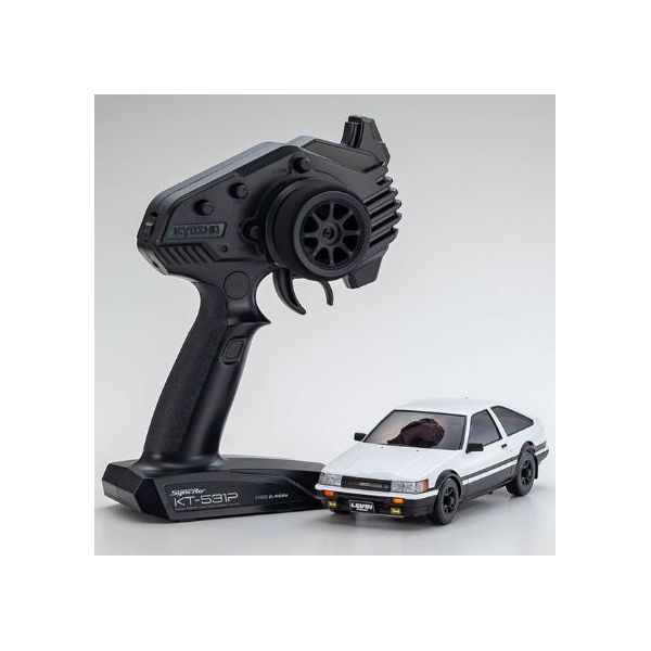 京商 4548565468973 32641WBK ミニッツAWD トヨタ カローラレビン AE86 ホワイト/ブラック|測定器・工具のイーデンキ