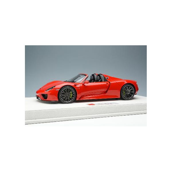 (LINEクーポン有)メイクアップ 4570104425185 EML045C EIDOLON 1／18 Porsche 918 Spyder 2011 ガーズレッド