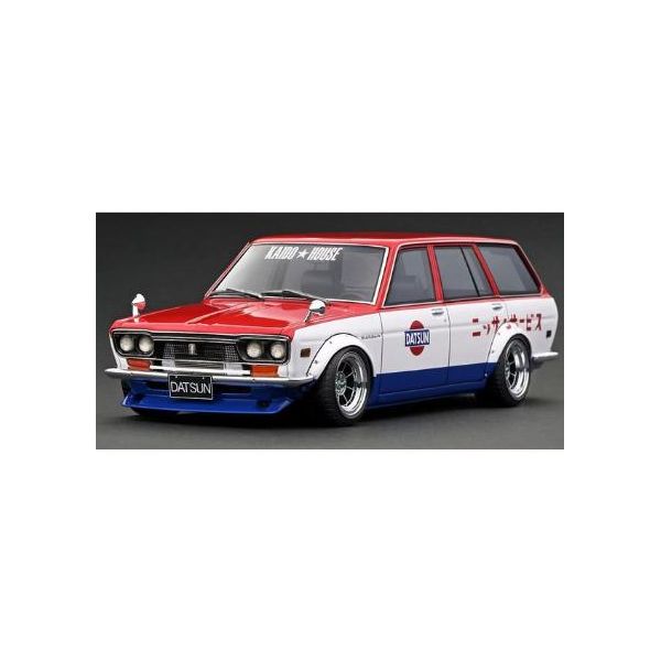 (LINEクーポン有)ティーケー・カンパニー 4573448901544 IG3154 IGモデル 1／18 Datsun Bluebird 510 Wagon Red／White／Blue 26,761円