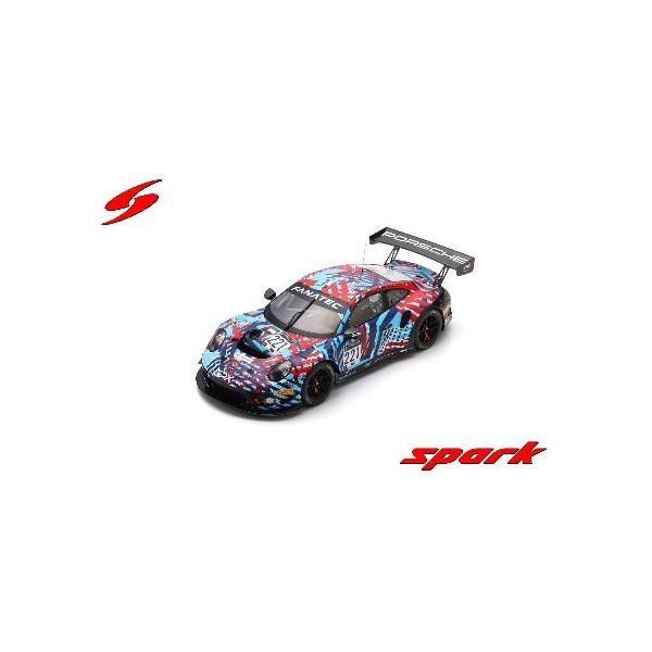 (LINEクーポン有)SPARK JAPAN 9580006491671 18SP167 1／18 Porsche 911 GT3 R No．221 GPX Martini Racing Spa Test Days 2022R． Lietz － M． C