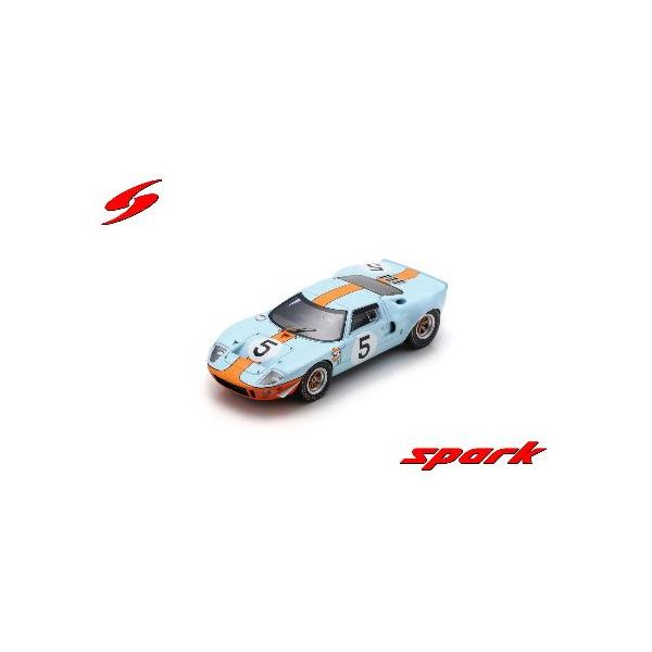SPARK JAPAN 9580006792532 US253 1／43 Ford GT40 No．5 1st 6H Watkins Glen 1968J． Ickx － L． Bianchi
