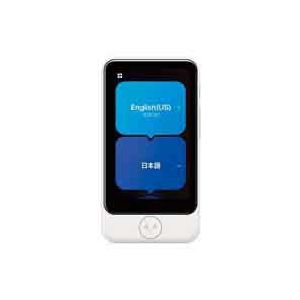 (LINEクーポン有)4595642780190 ポケトークS2 Plus グローバルSIM付PTS2P－W