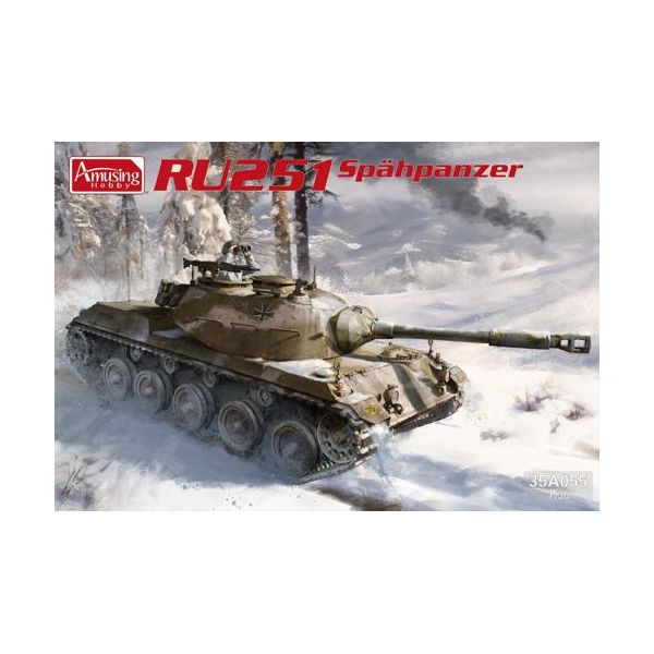 (LINEクーポン有)ビーバーコーポレーション 6954248835556 AMH35A055 アミュージングホビー 1／35 ドイツ 試作偵察戦車 RU251